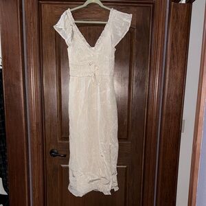J. Crew Cream Maxi Dress